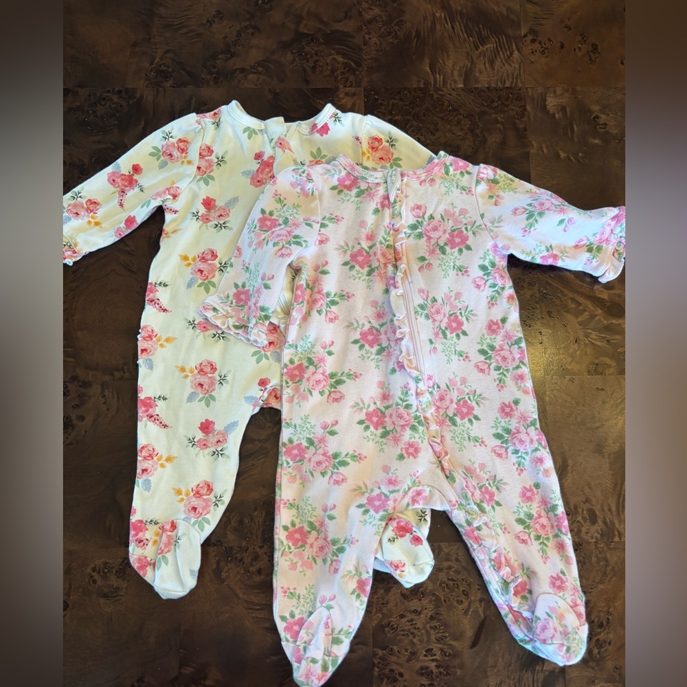 3M Baby Girl Pajamas - Set of 2